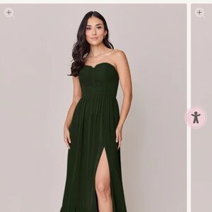 Revelry Valentina Dress / deep olive